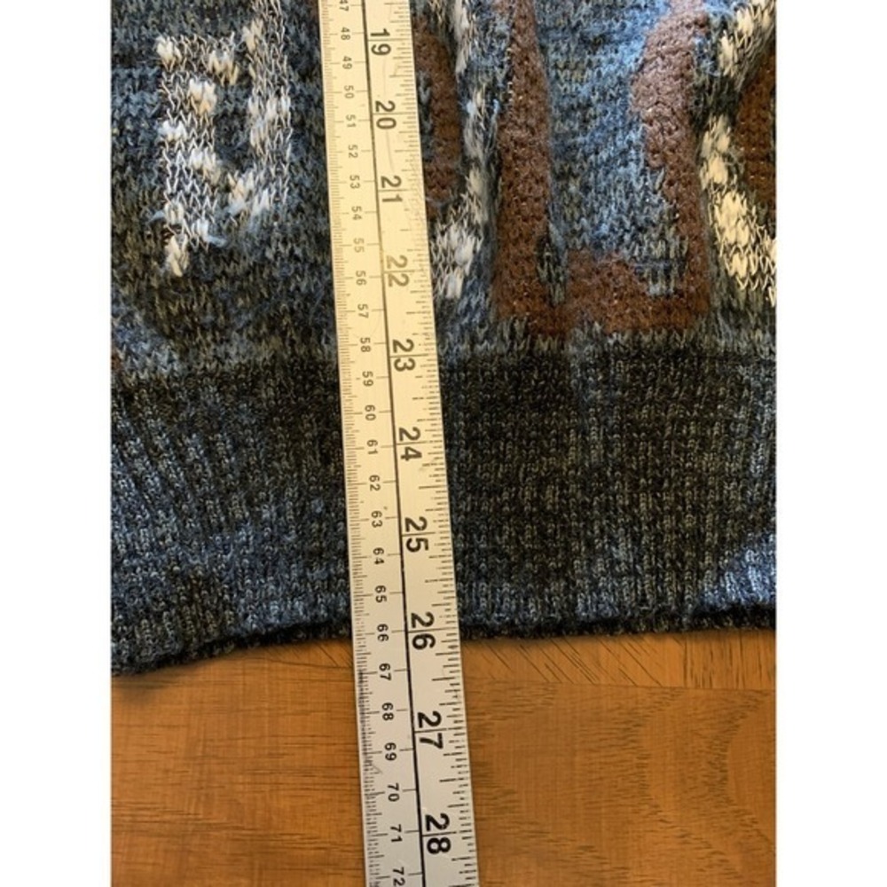 Jonathan Bryan by Jack Fraser Grandpa Sweater L  Abstract Pattern 90s CA07097 - Picture 12 of 13